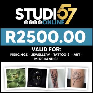 STUDIO57 VOUCHER - R2500.00