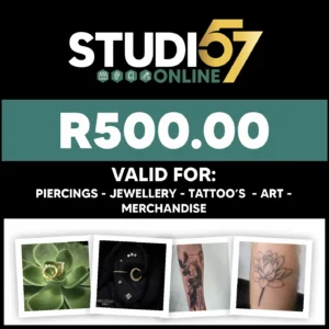 STUDIO57 VOUCHER - R500.00